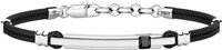 Pulsera Zancan Hombre in Plata Spinello ESB322-NE - ESB322-NE